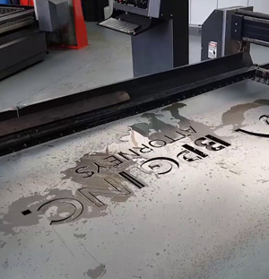 CNC Cut Sign Board